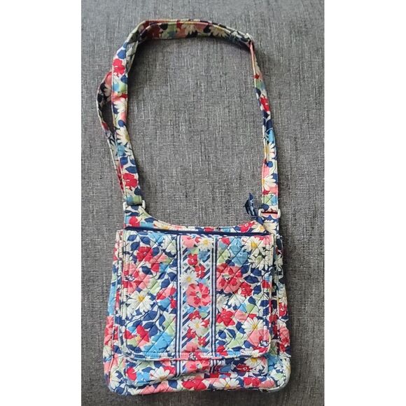 Vera Bradley Summer Cottage Floral Crossbody‎ Purse Bag - Picture 1 of 5
